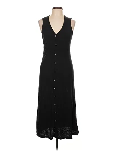 Pre-owned James Perse Casual Dress In Black