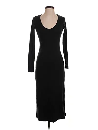 Pre-owned James Perse Casual Dress In Black