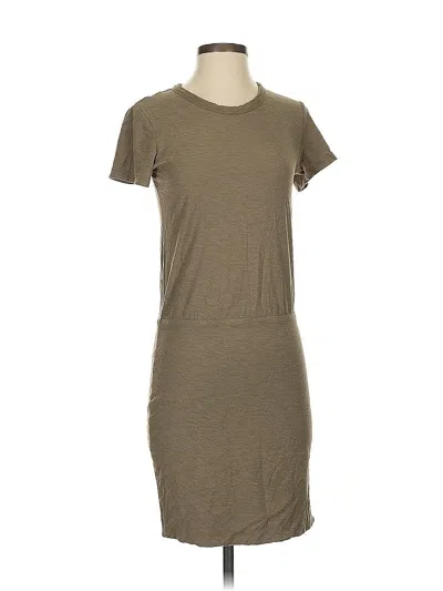Pre-owned James Perse Casual Dress In Brown