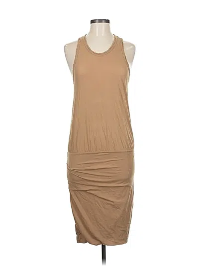 Pre-owned James Perse Casual Dress In Brown
