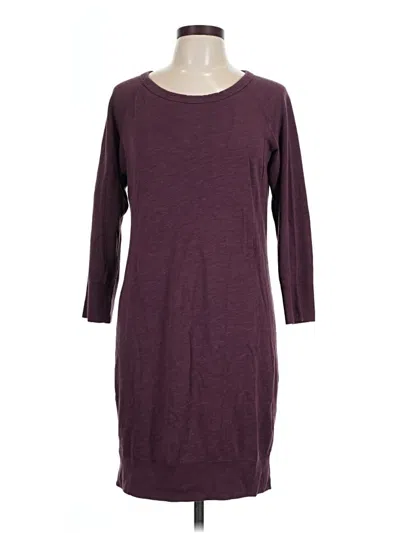 Pre-owned James Perse Casual Dress In Burgundy