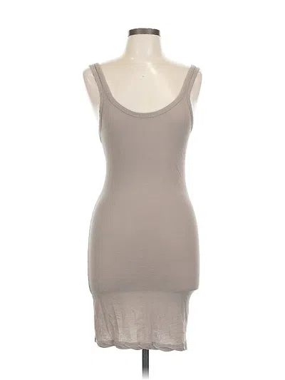 Pre-owned James Perse Casual Dress In Gray