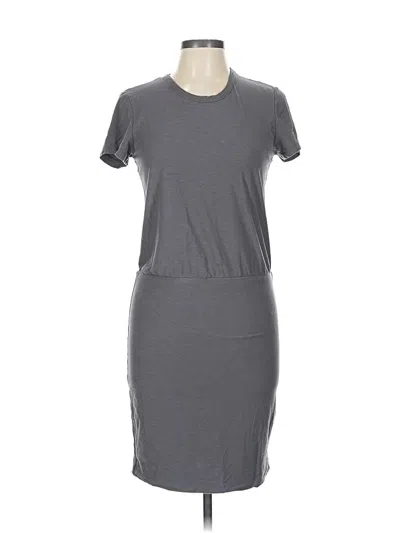 Pre-owned James Perse Casual Dress In Gray