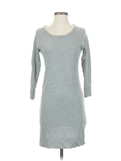 Pre-owned James Perse Casual Dress In Gray