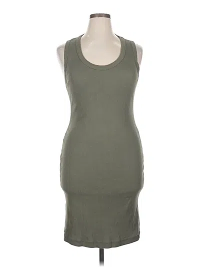 Pre-owned James Perse Casual Dress In Gray