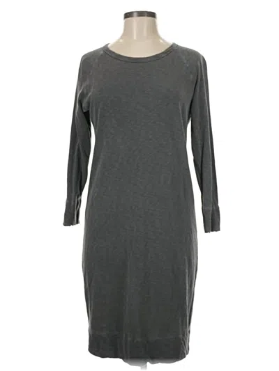 Pre-owned James Perse Casual Dress In Gray