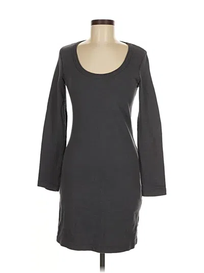 Pre-owned James Perse Casual Dress In Gray