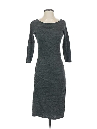 Pre-owned James Perse Casual Dress In Gray