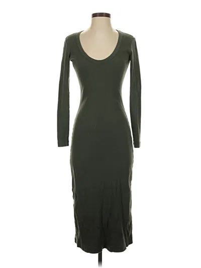 Pre-owned James Perse Casual Dress In Gray