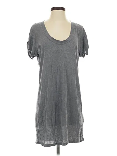 Pre-owned James Perse Casual Dress In Gray