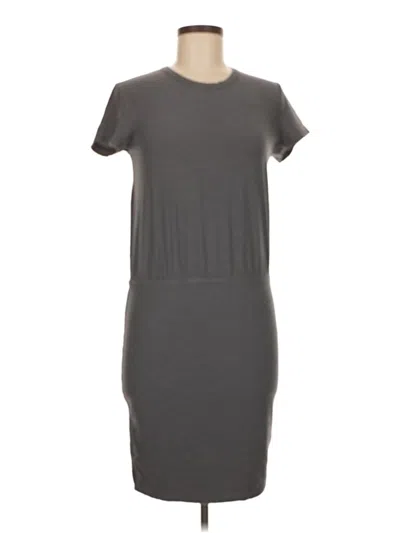 Pre-owned James Perse Casual Dress In Gray
