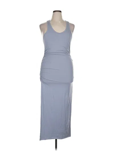 Pre-owned James Perse Casual Dress In Gray