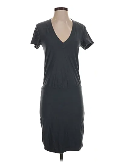 Pre-owned James Perse Casual Dress In Gray