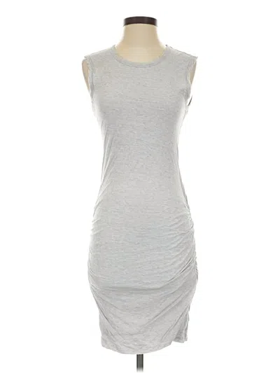 Pre-owned James Perse Casual Dress In Gray