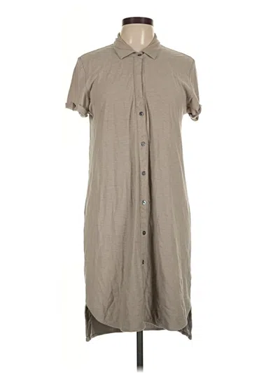 Pre-owned James Perse Casual Dress In Gray