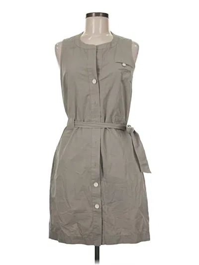 Pre-owned James Perse Casual Dress In Gray
