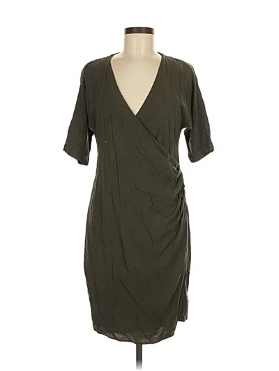 Pre-owned James Perse Casual Dress In Gray