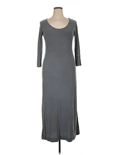 Pre-owned James Perse Casual Dress In Gray