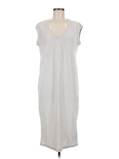 Pre-owned James Perse Casual Dress In Gray
