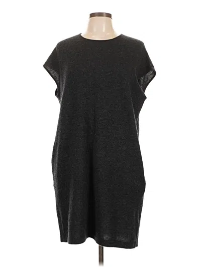 Pre-owned James Perse Casual Dress In Gray