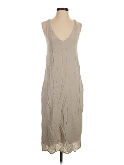 Pre-owned James Perse Casual Dress In Gray
