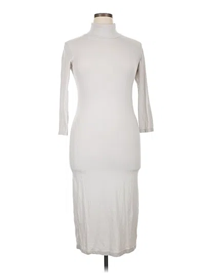 Pre-owned James Perse Casual Dress In Ivory