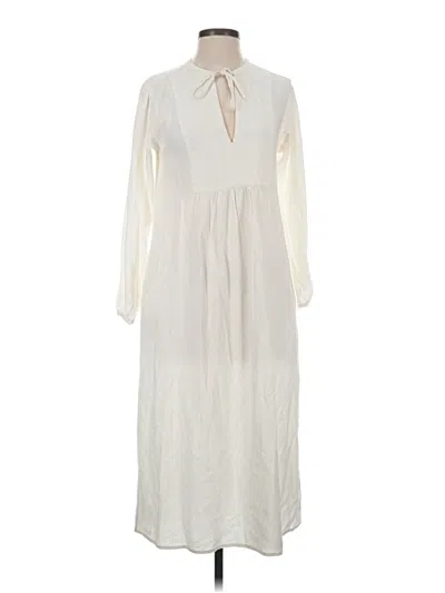 Pre-owned James Perse Casual Dress In Ivory