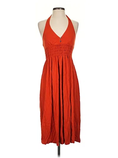 Pre-owned James Perse Casual Dress In Orange