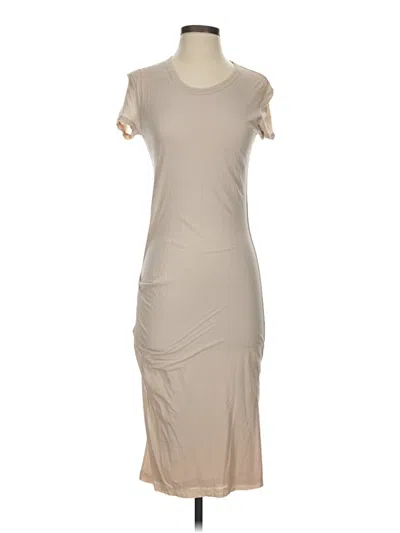 Pre-owned James Perse Casual Dress In Tan