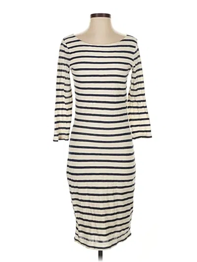 Pre-owned James Perse Casual Dress In White