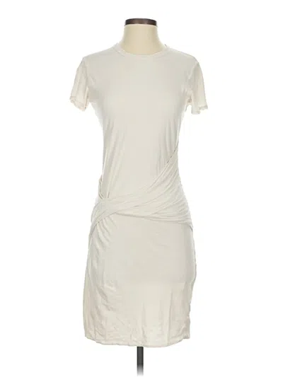 Pre-owned James Perse Casual Dress In White