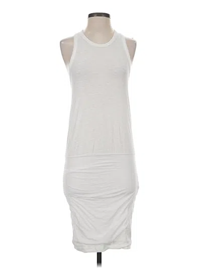 Pre-owned James Perse Casual Dress In White