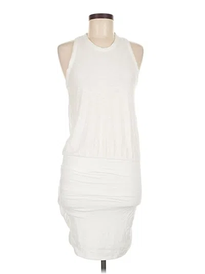 Pre-owned James Perse Casual Dress In White