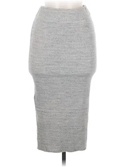 Pre-owned James Perse Casual Skirt In Gray
