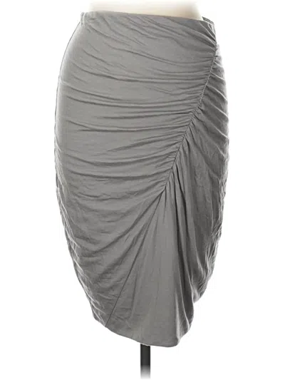 Pre-owned James Perse Casual Skirt In Gray