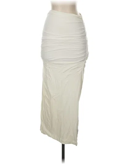 Pre-owned James Perse Casual Skirt In Ivory