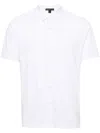 James Perse Classic-collar Cotton Shirt In White