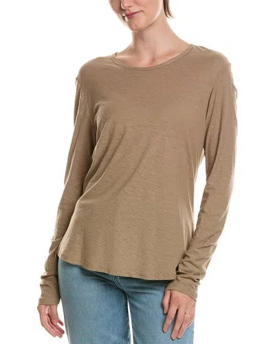 James Perse Classic Crew In Neutral
