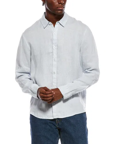 James Perse Classic Linen Shirt In White