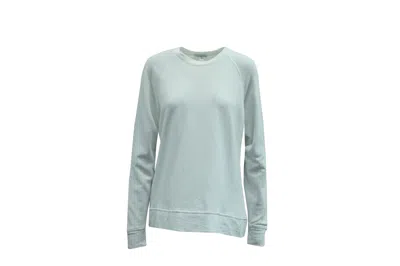 James Perse Classic Sweatshirt In White Cotton