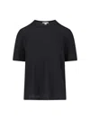 James Perse Crew Neck Short-sleeved T-shirt In Blue