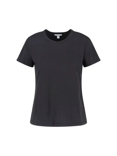 James Perse Classic T-shirt In Black