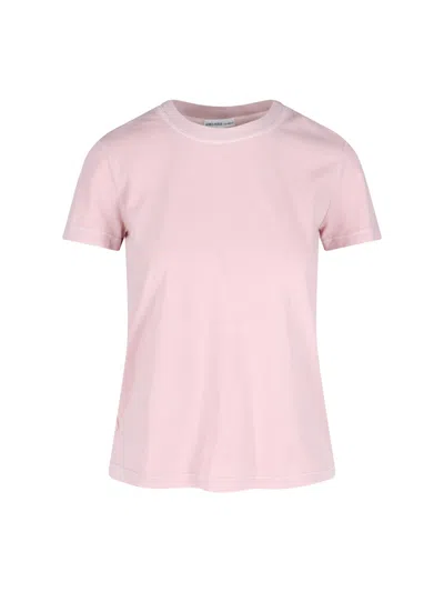 James Perse Classic T-shirt In Pink