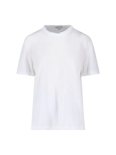 James Perse Classic T-shirt In White