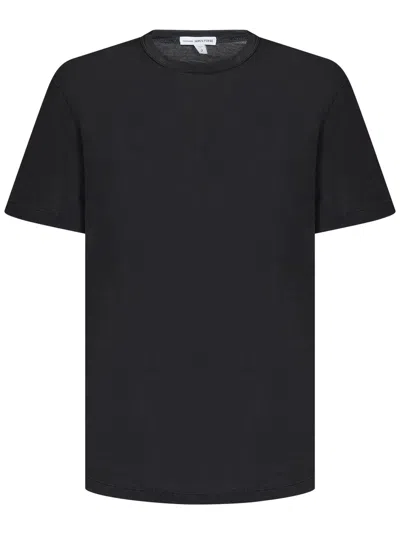 James Perse Clear Jersey Crew T-shirt In Black