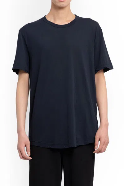 James Perse Clear Jersey Crew T-shirt In Blue