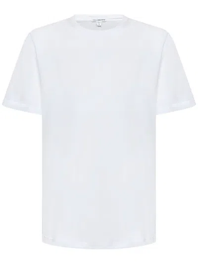 James Perse Clear Jersey Crew T-shirt In White