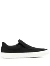 James Perse Coastal Canvas Sneakers In Black