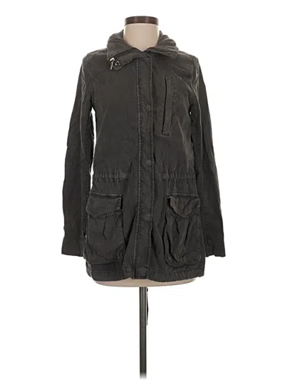 Pre-owned James Perse Coat In Black