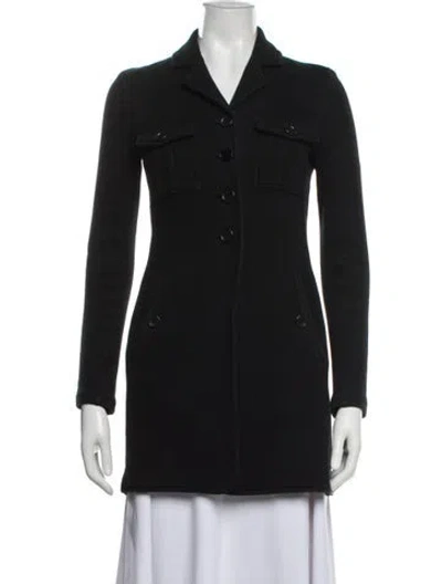 Pre-owned James Perse Coat In Black